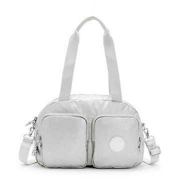 Kipling Cool Defea Metallic Skulderveske Sølv | NO 1818MQ